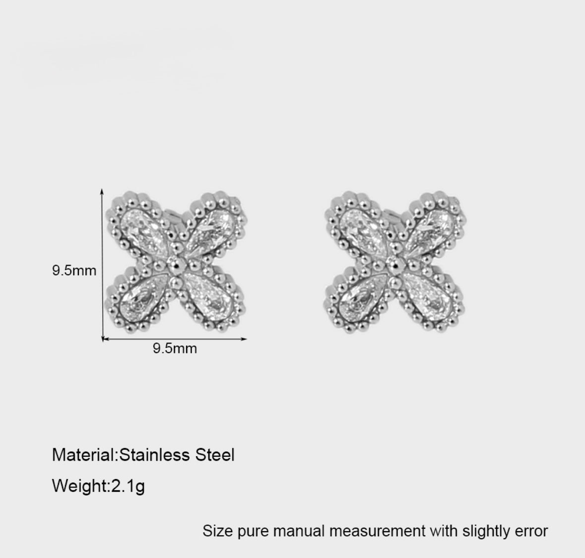 Pendientes Silver Mini Flower