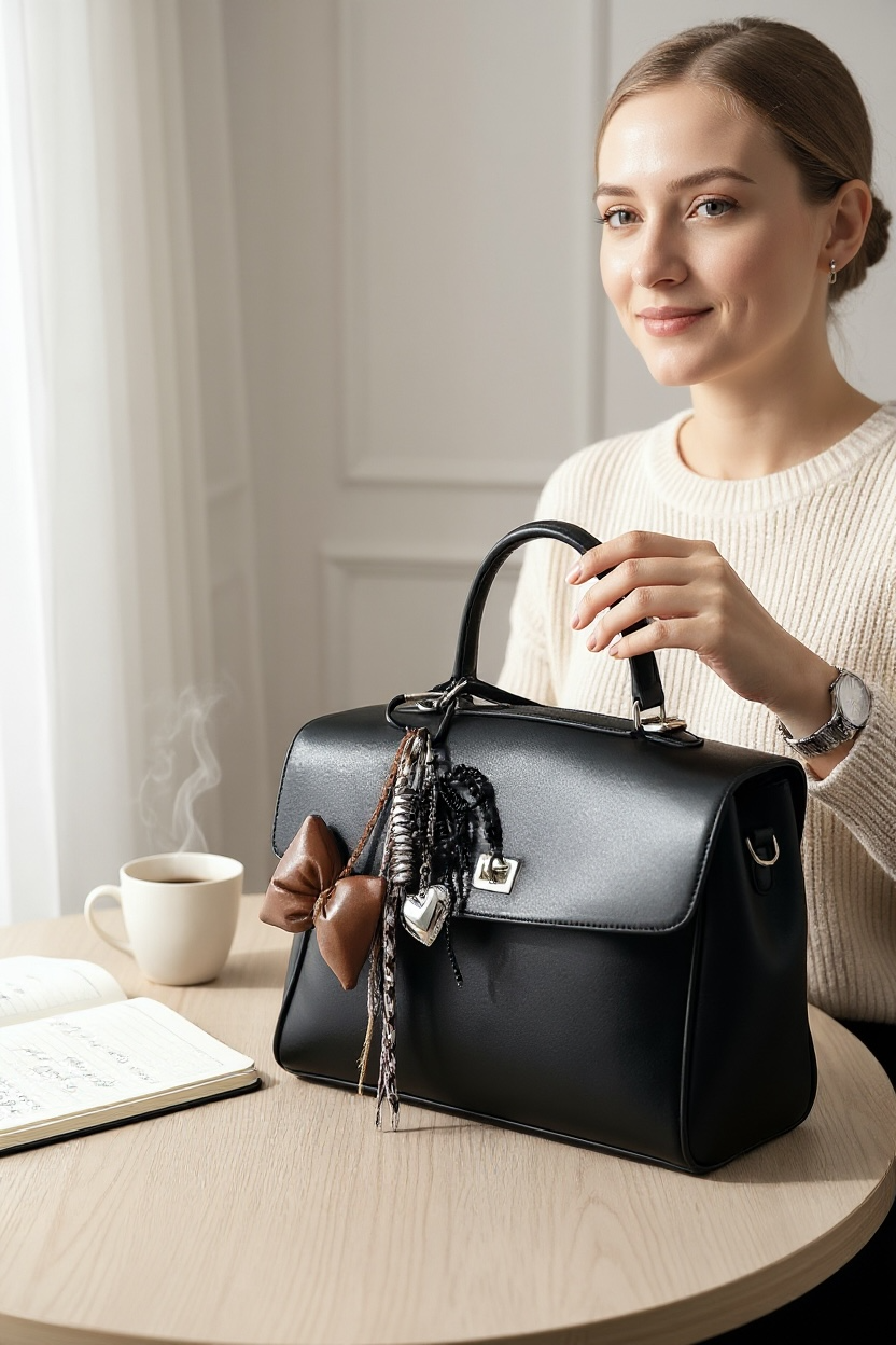 Llavero Lazo Marrón