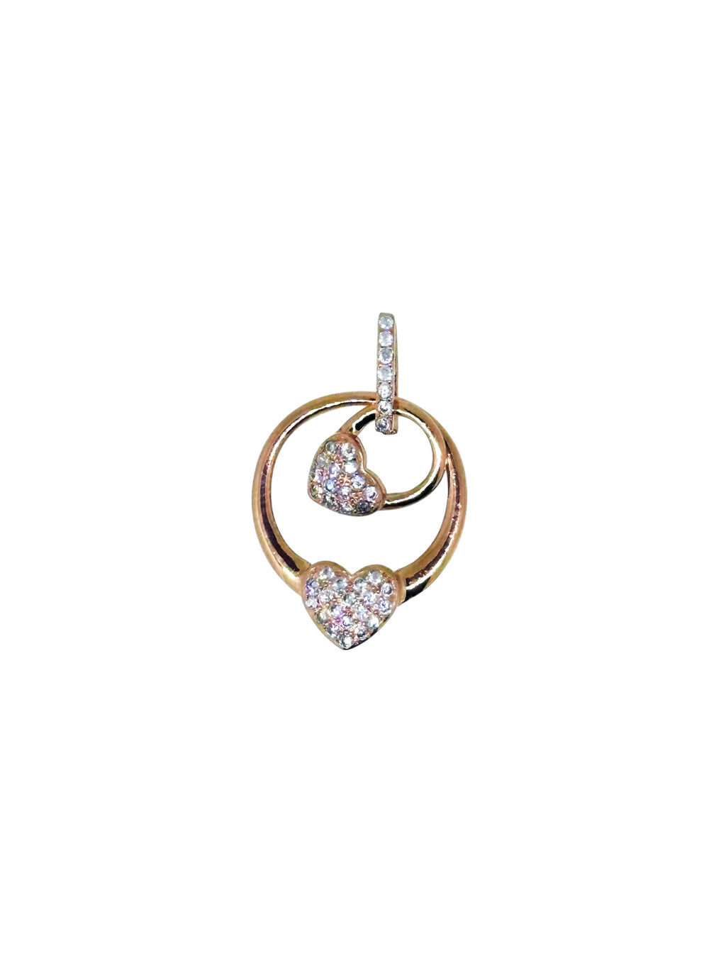 Colgante Doble Corazón