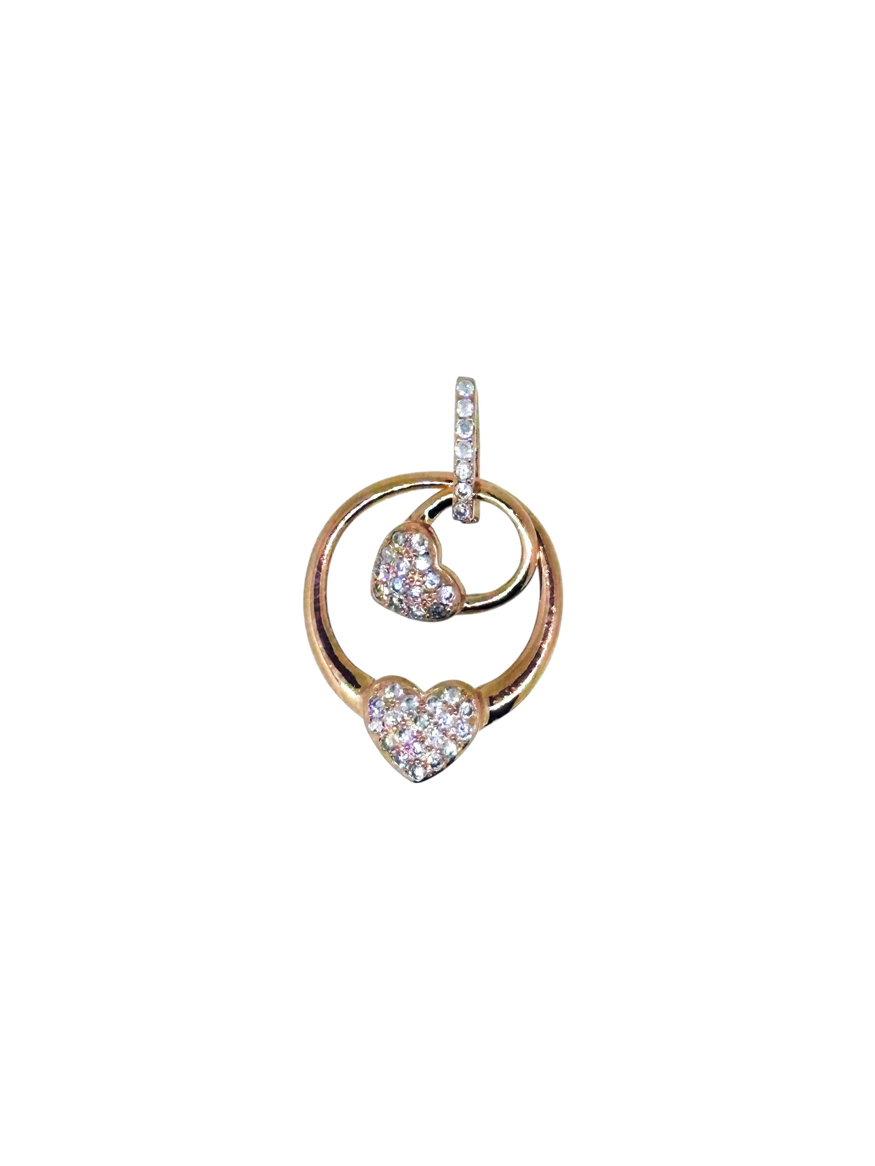 Colgante Doble Corazón