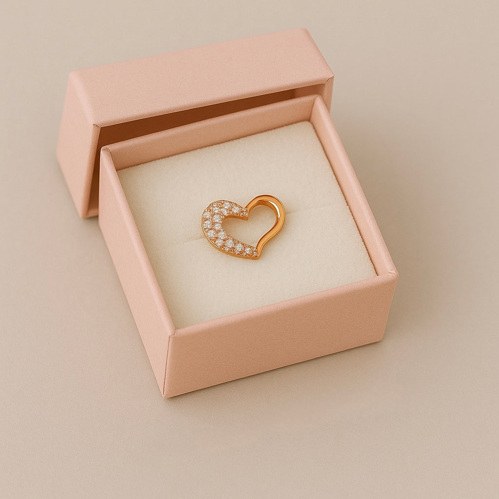 Colgante Eterno Corazón Dorado