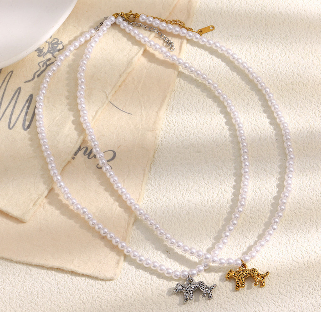 Collar Silver Feline