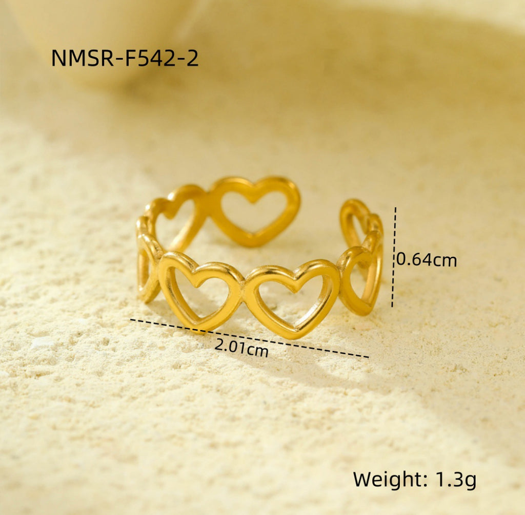 Anillo Mini Corazones