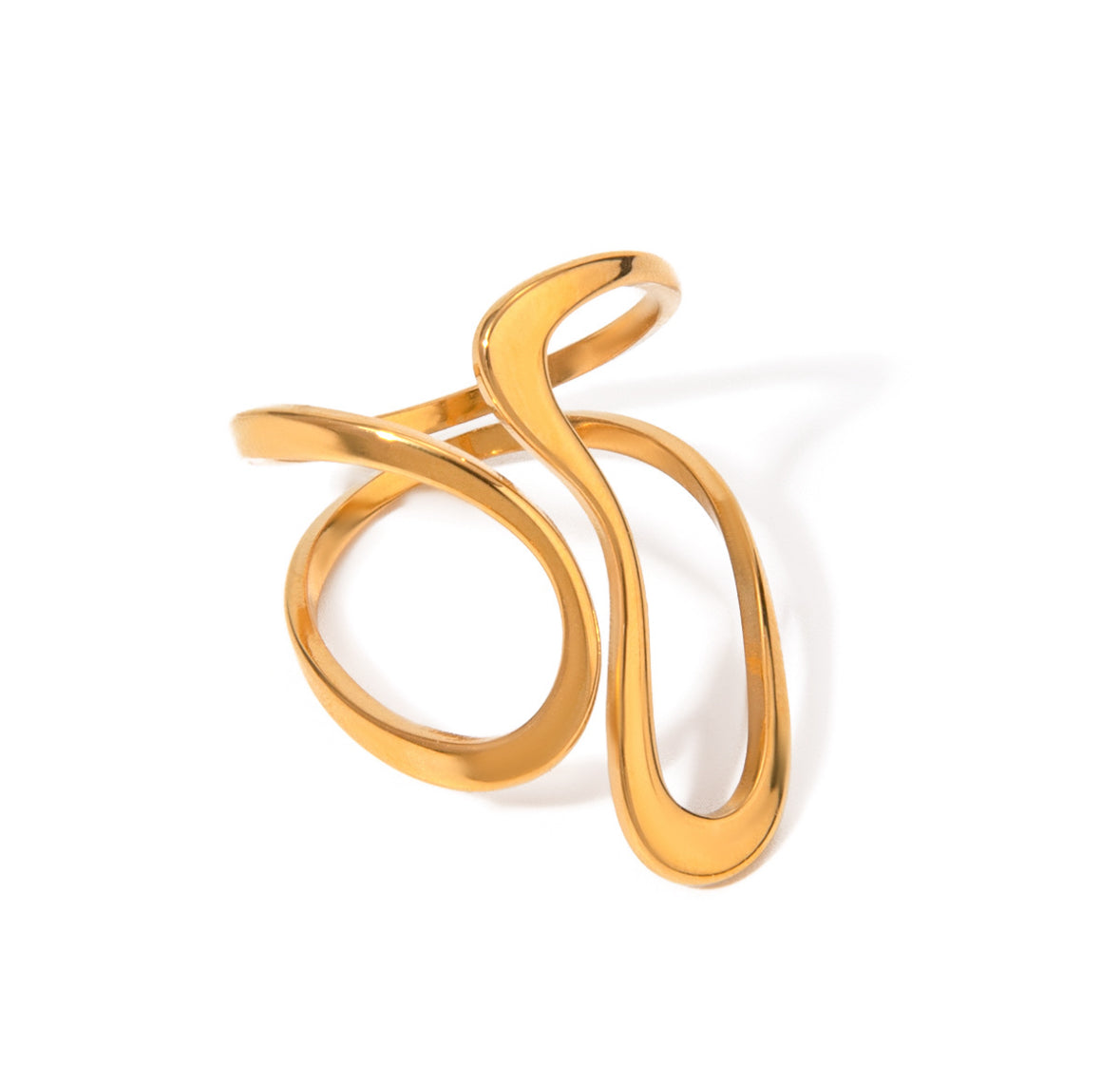 Anillo Golden Flow