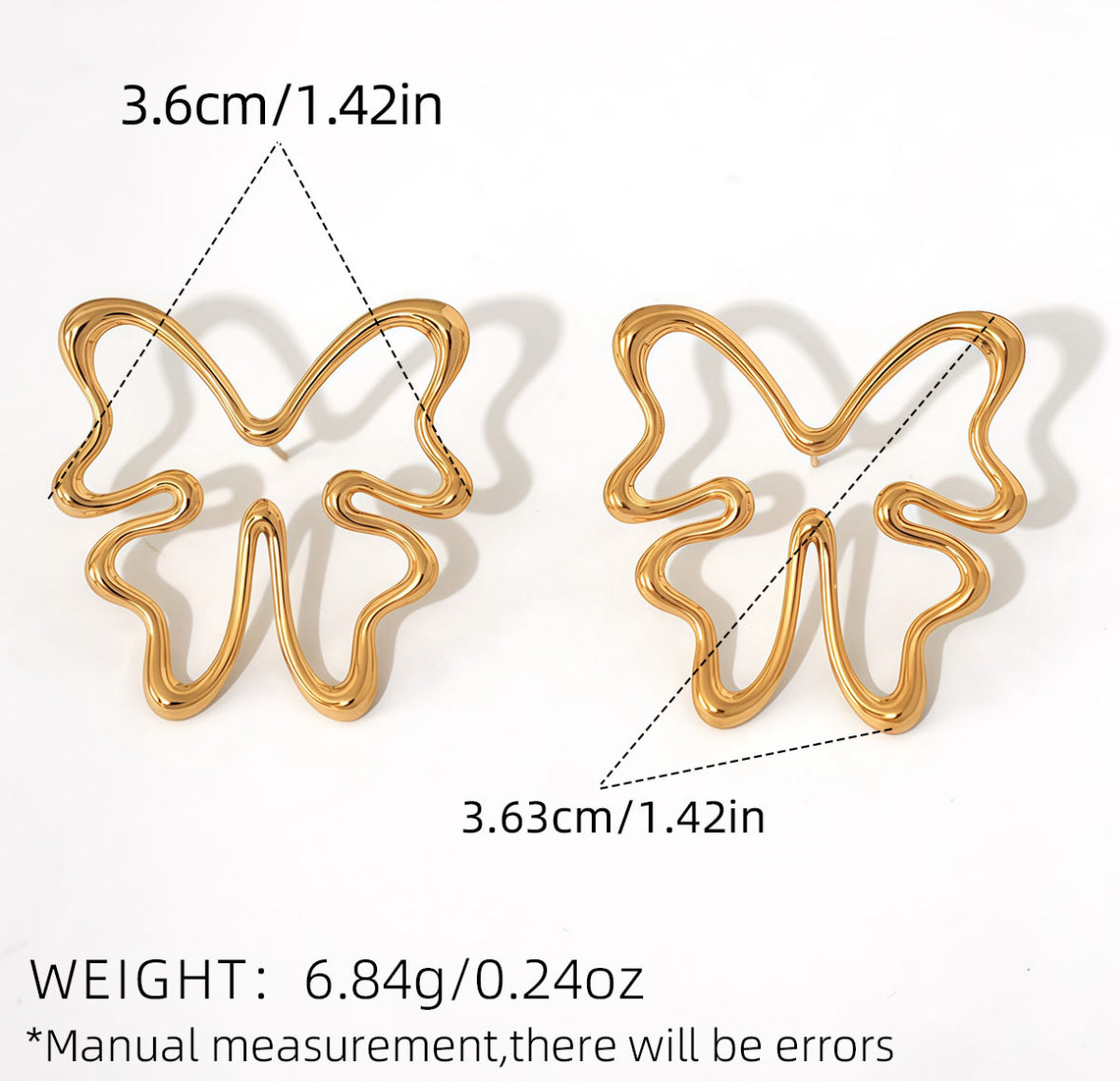 Pendientes Butterfly