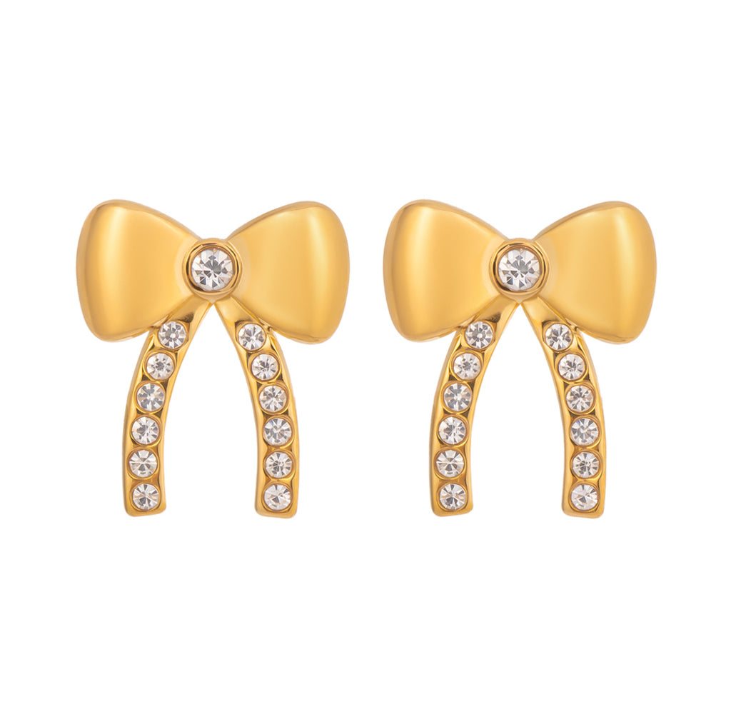 Pendientes Golden Bow