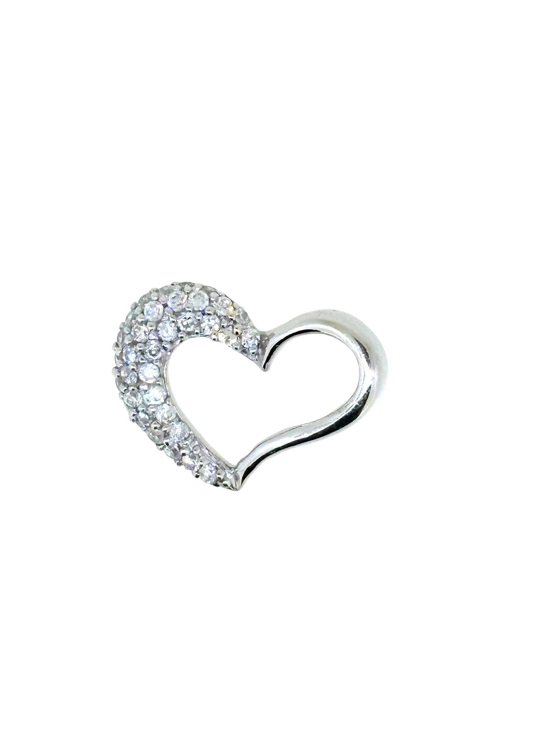 Colgante Corazón Eterno Plateado