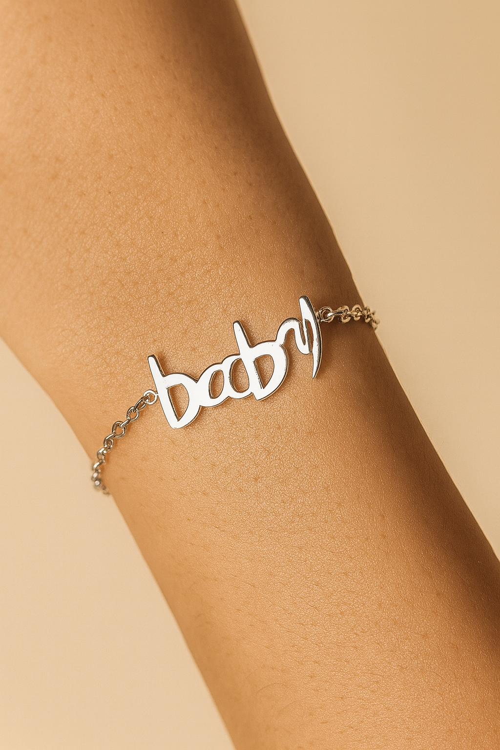 Pulsera Baby en Plata