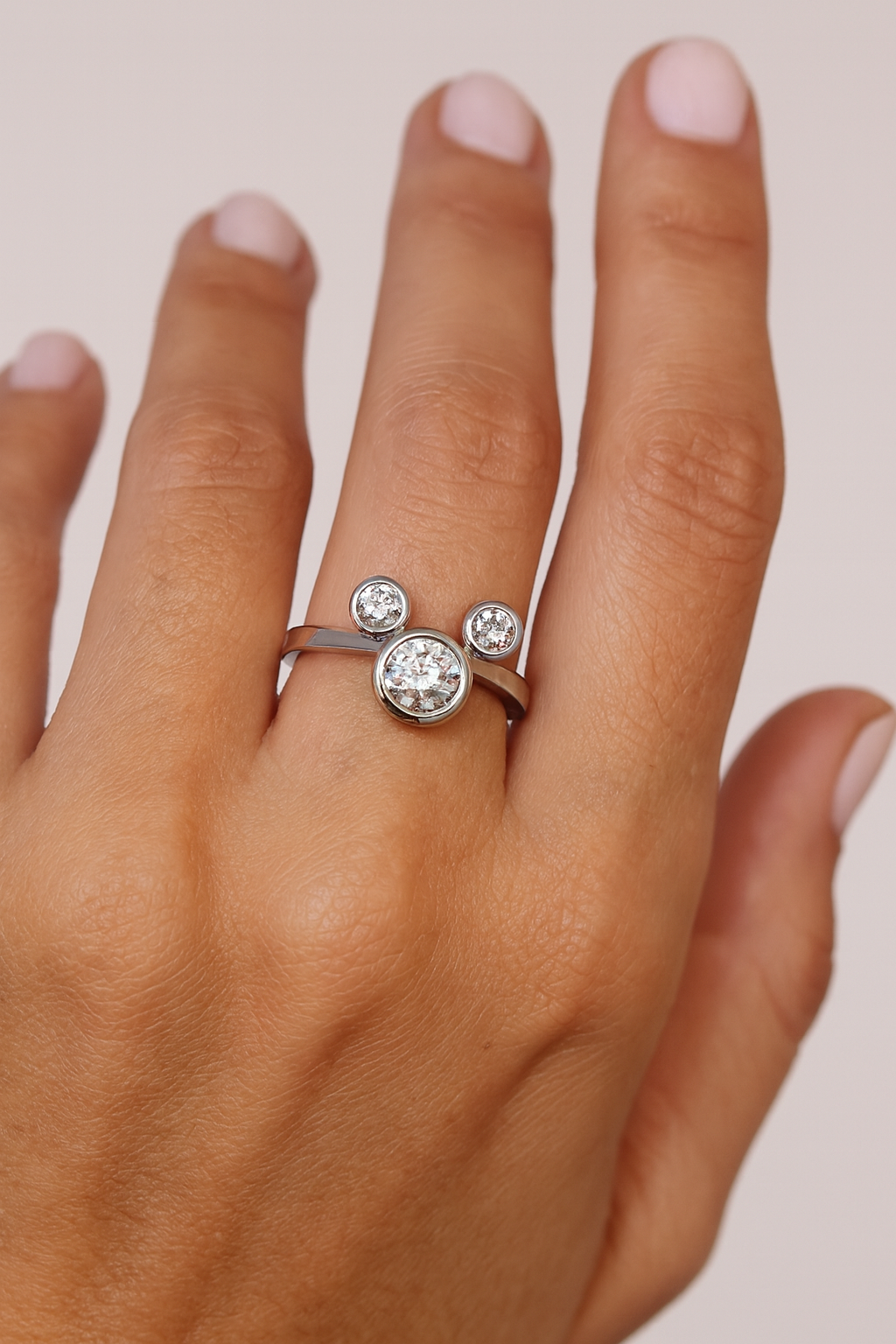 Anillo Mickey en Plata