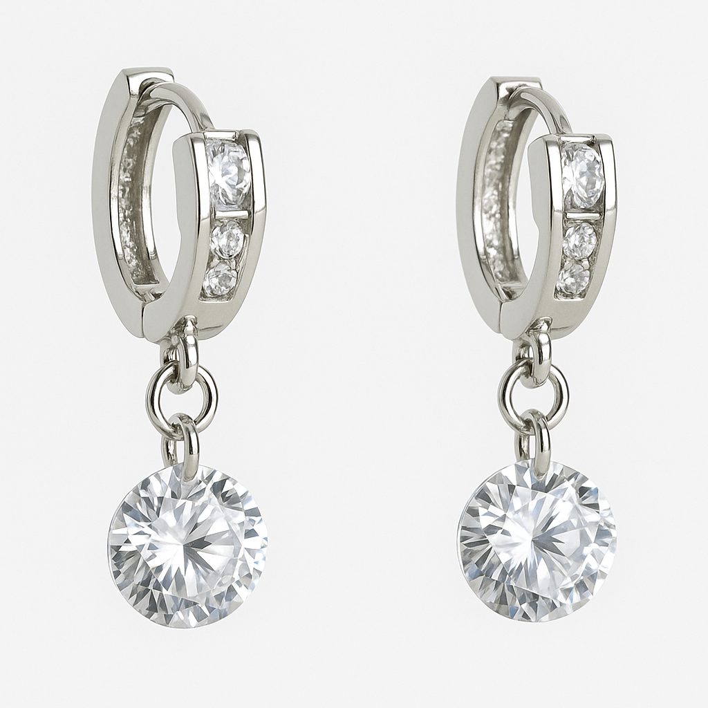 Pendientes “Dulce Destello en Plata”