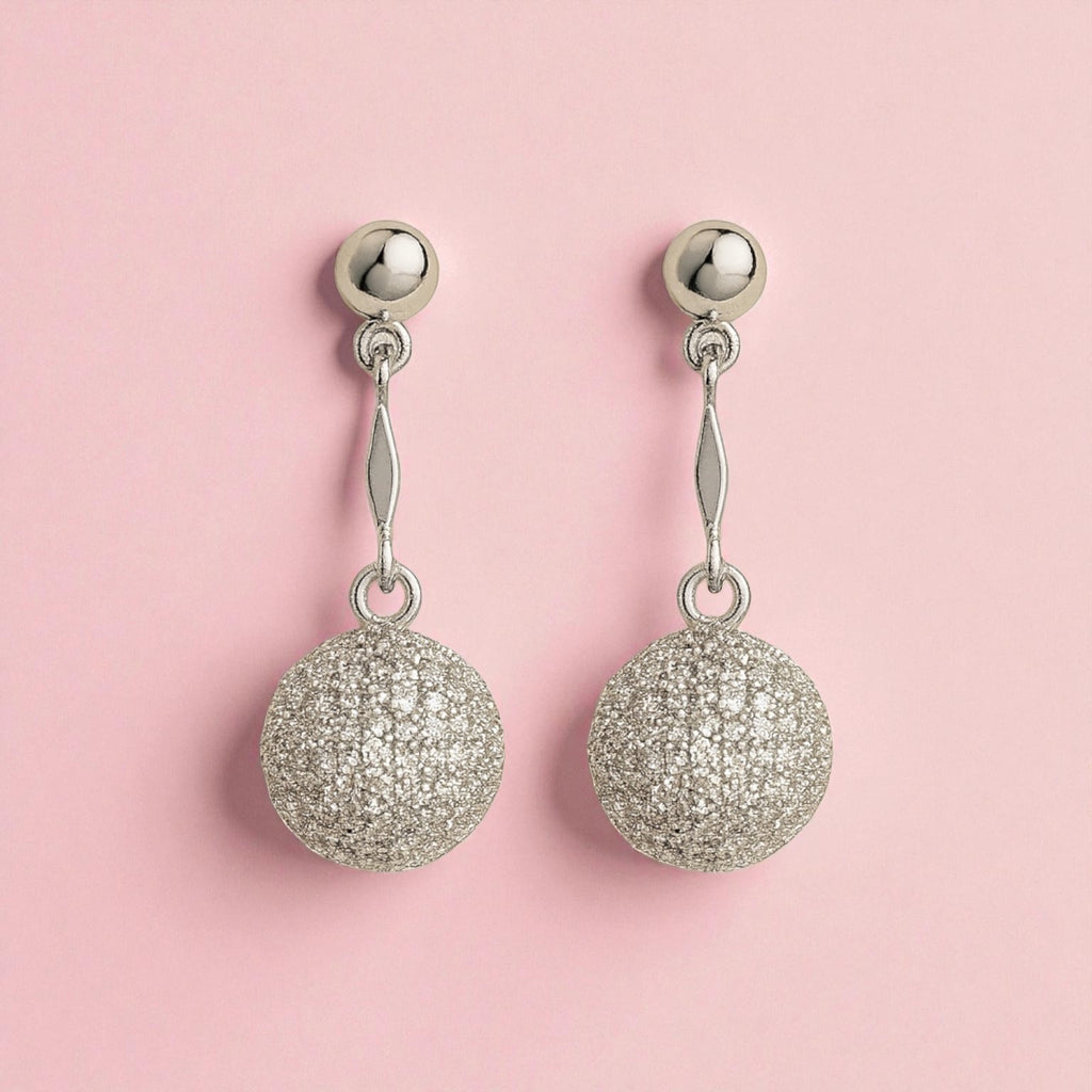 Pendientes Esfera con Circonitas