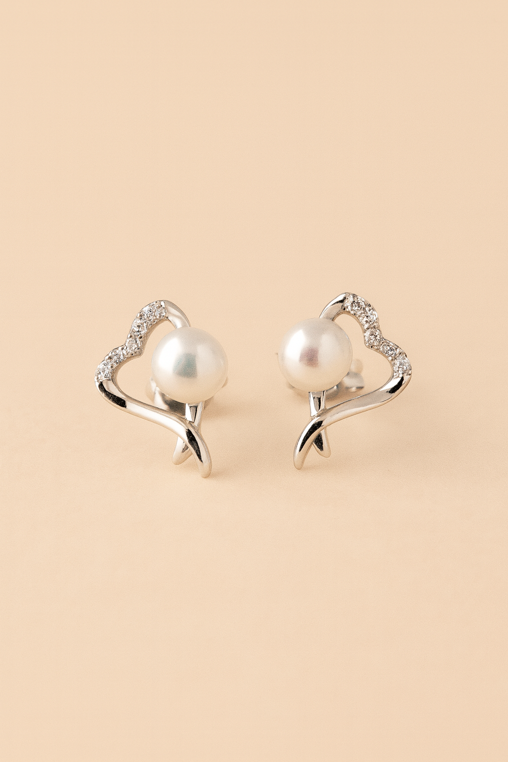 Pendientes de Plata con Perla Natural