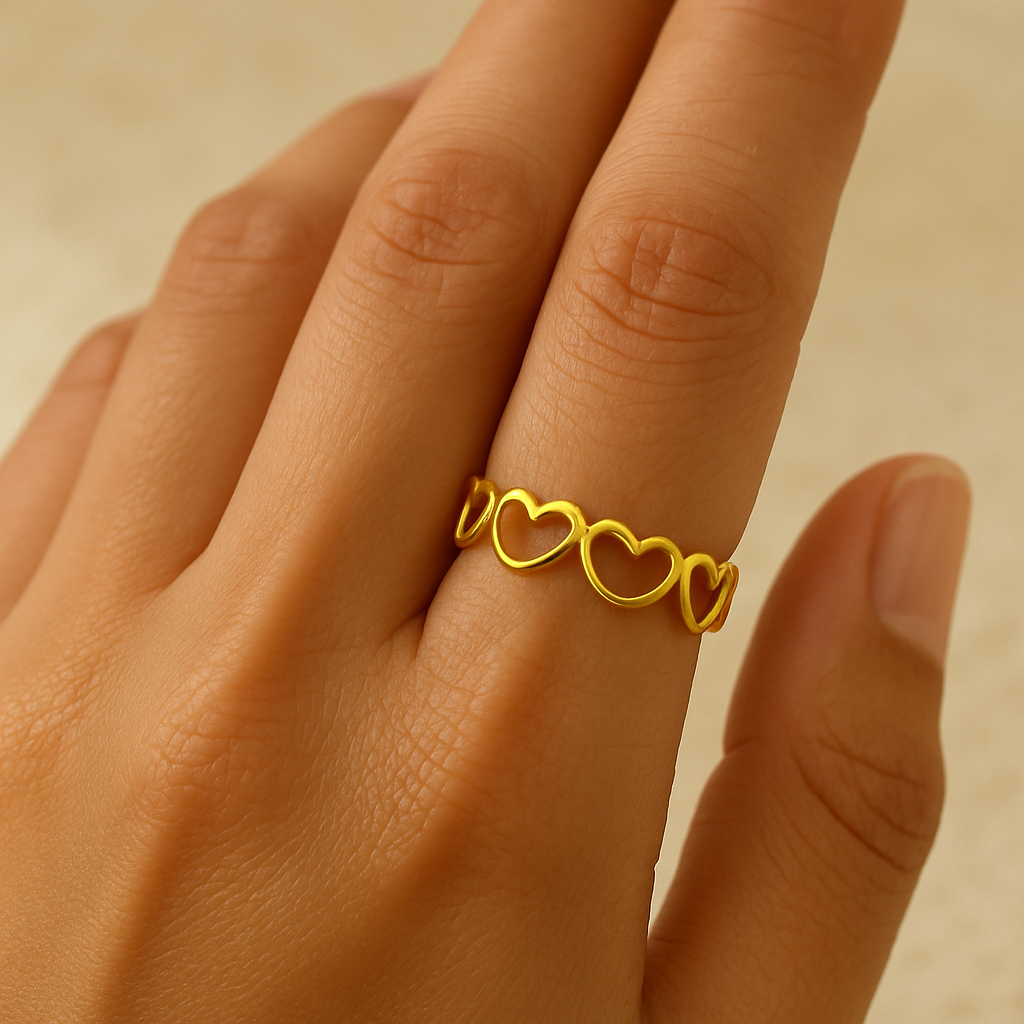 Anillo Mini Corazones