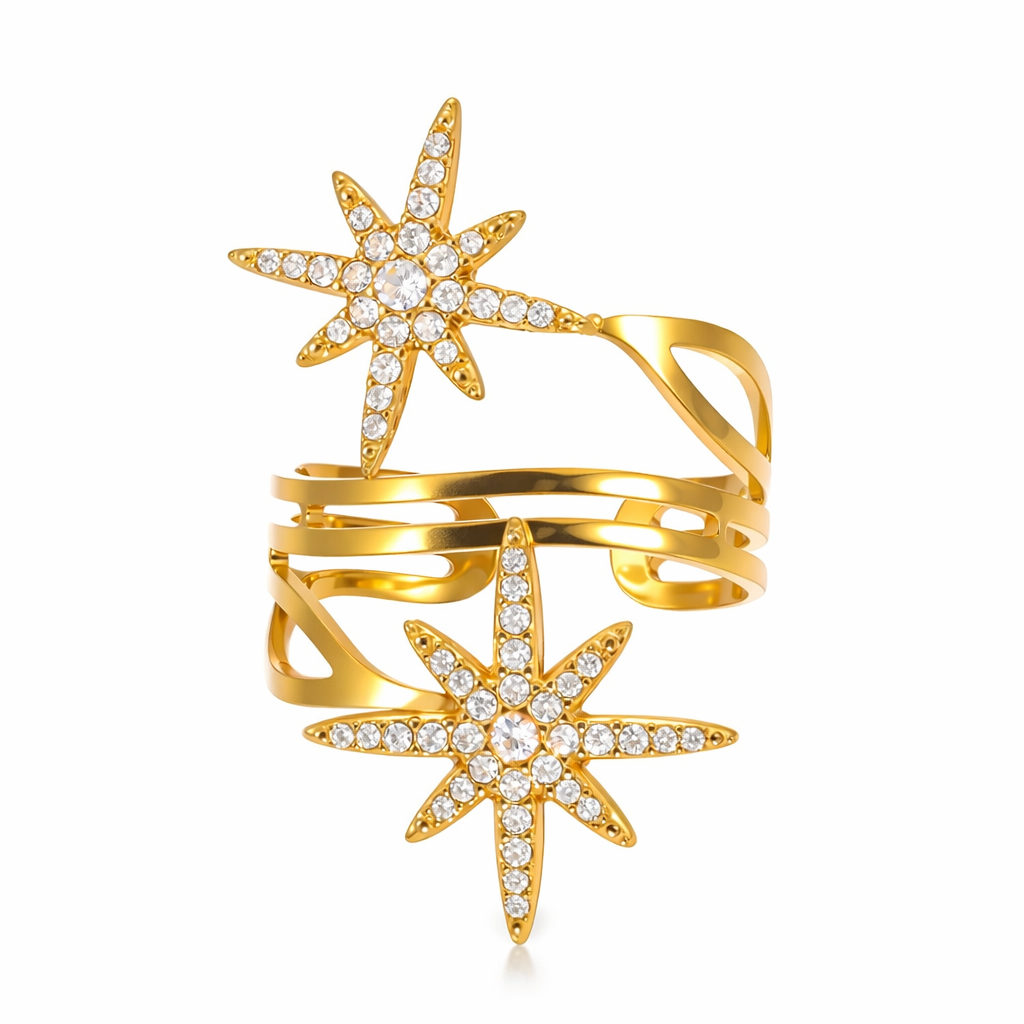 Anillo Doble Starburst