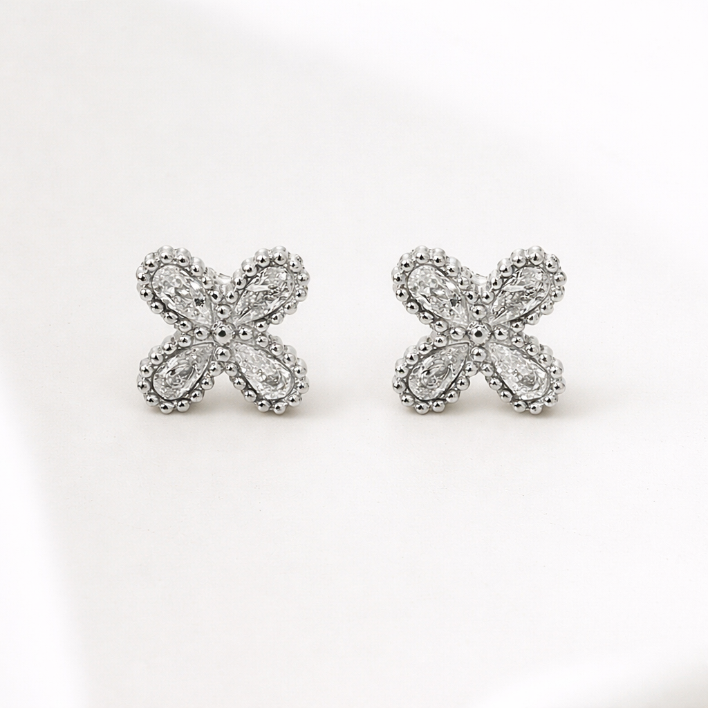 Pendientes Silver Mini Flower