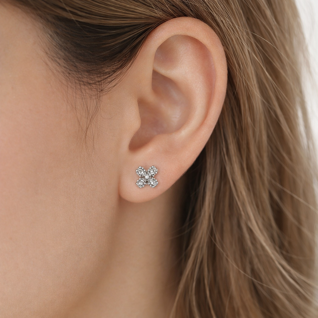 Pendientes Silver Mini Flower